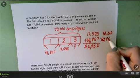 two step word problems