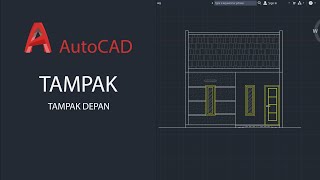 Cara membuat Tampak | Autocad Tutorial