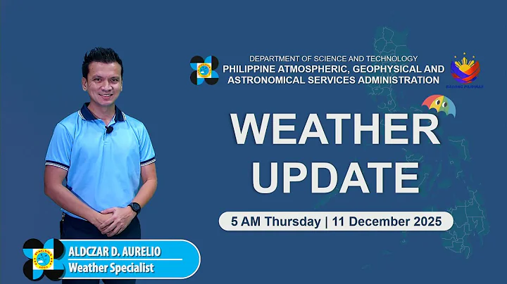 Public Weather Forecast issued at 5AM  | December 11, 2025 - Thursday