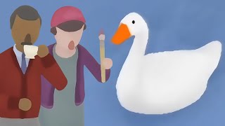 Untitled Goose Game - ГУСЬ ПОМОГАЕТ В САДУ - ГУСЬ СТИРАЕТ [#3] - Игра - Прохождение