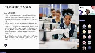 SA8000:2026 Standard for Decent Work: Understanding the Changes Planning Transition SA 8000 Webinar