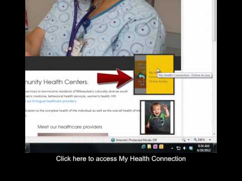 My Health Connection - How To Login