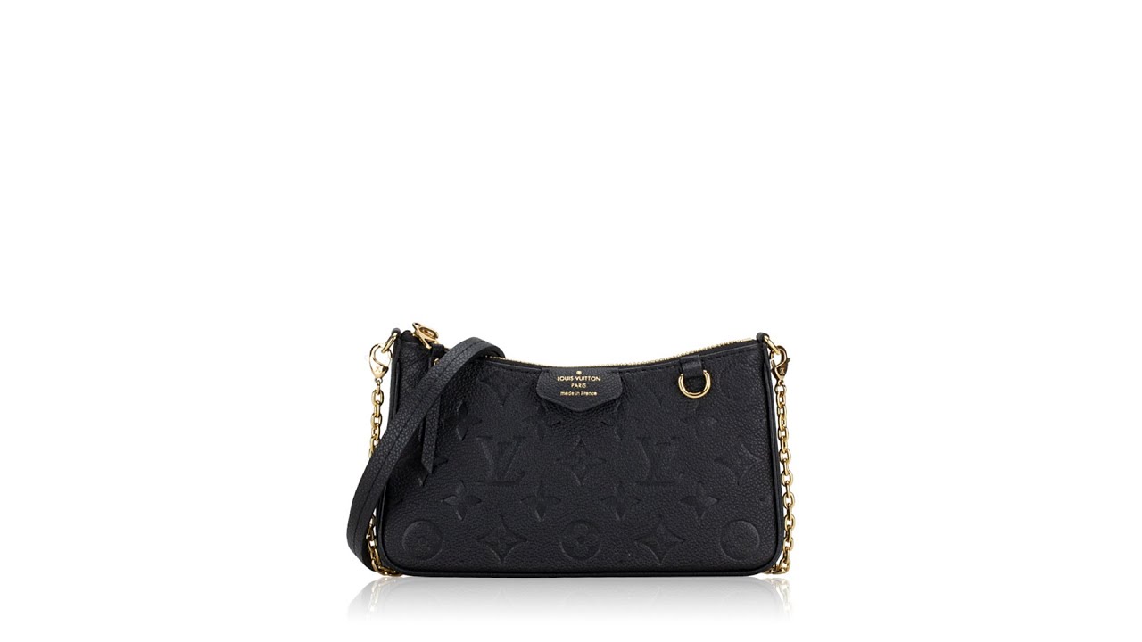 Louis Vuitton Easy Pouch on Strap Black Monogram Empreinte