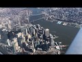 Fantastic CLOSE UP Views! - Flying Over Manhattan New York City- Landing LGA Laguardia - DL CRJ-900