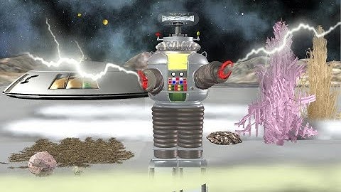 B-9 Robot, 2 ft. tall, Lost in Space.  Gary J