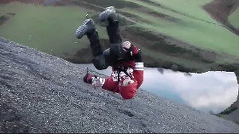 GoPro First trial:  Scree Running