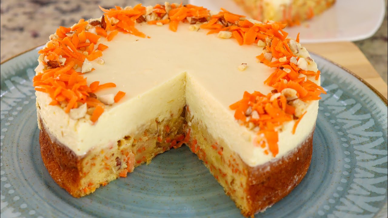Descubre la combinación secreta: pastel de zanahoria y cheesecake (receta fácil)