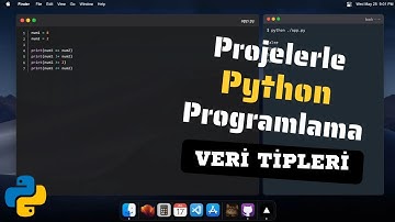 Projelerle Python Programlama | Veri Türleri