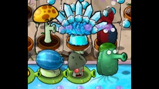 'PVZHybrid' level 23  plants are stronger and so does enemies. pvz mod