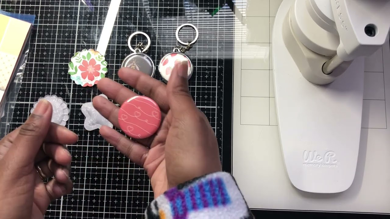 We R Memory Keepers Button Press ( samples)