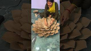 Unique Cardboard Wall Decor Craft Idea