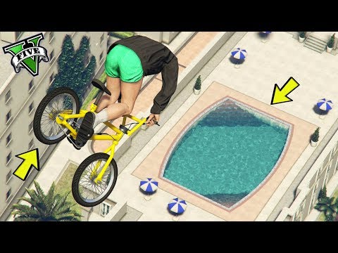 GTA 5 ONLINE 🐷 MEGA SALTO IN PISCINA !!! 🐷 GARE PARKOUR 🐷N*303🐷 GTA 5 ITA 🐷 DAJE !!!