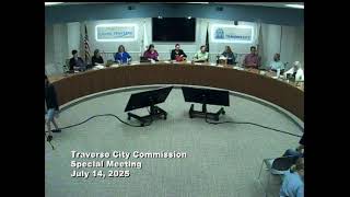 Traverse City Commission Special Meeting - 7/14/2025