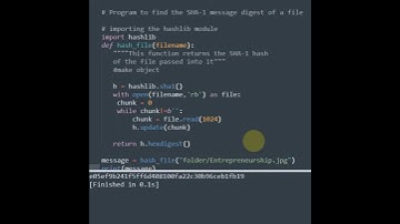 How to Find sha1 Hash of File in Python