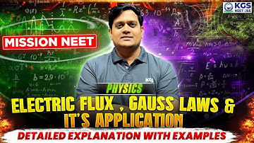 NEET 2026 Physics | Electric Flux , Gauss Laws & It