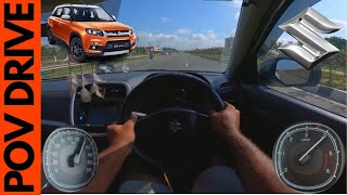 Maruti Suzuki Vitara Brezza Pov Test Drive India Top-Speed Acceleration Diesel Bui