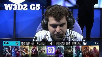 CLG vs TL | Week 3 Day 2 S12 LCS Spring 2022 | CLG vs Team Liquid W3D2 Full Game