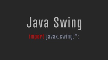 Java Swing.Swing Introduction. Fourth Swing Example.#importJavaxSwing.*;#JavaBasics.