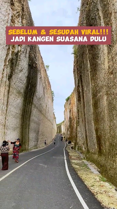Pantai Tebing Tanah Barak Setelah Viral Jadi Rame Gini #shorts #viral #hiddengems #bali