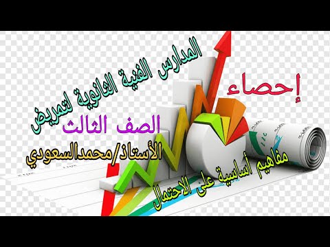 مفاهيم أساسية على الاحتمال الدرس١ الفصل الأول الإحصاء الثالث الثانوي تمريض