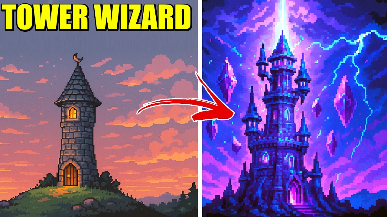 CONSTRUYO UNA TORRE CON MAGIA | TOWER WIZARD