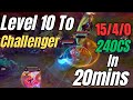 Level 10 To Challenger Journey - Rank One Illaoi Euw (Unranked To Challenger)
