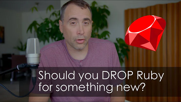 Should you DROP Ruby and Rails for Something New?