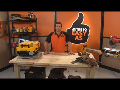 How to Build a Workbench Mitre 10 Easy As DIY - YouTube