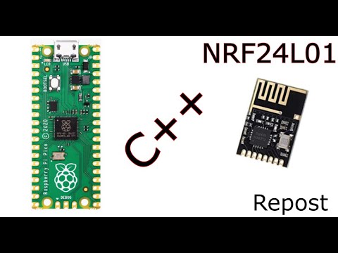 NRF24 L01 raspberry Pi Pico Take 2 C++ correction in description - YouTube
