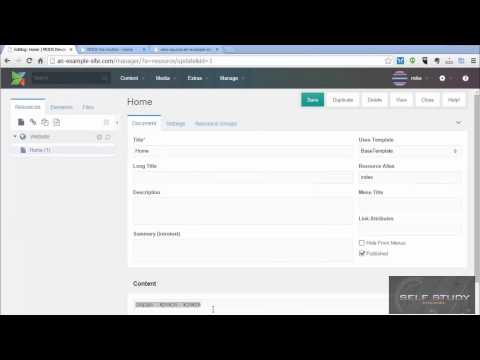 build website with