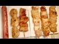 【焼き鳥】ねぎま、豚バラ、もも、つくね