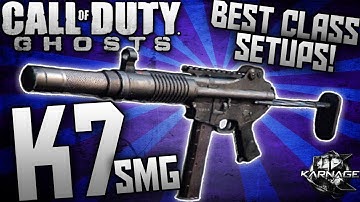 COD: Ghosts - "K7" BEST SMG CLASS SETUP! (COD: Ghosts Class Setups)