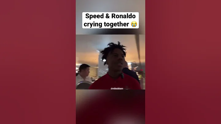 Ronaldo & Speed crying together 😭 #ishowspeed #shorts #foryou #funny #sad