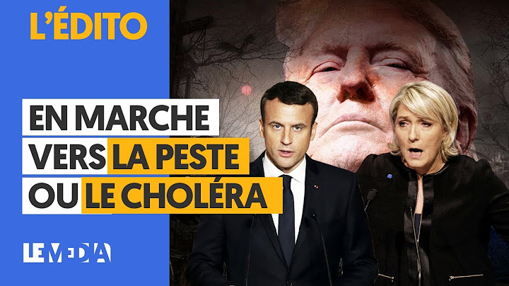 EN MARCHE VERS LA PESTE OU LE CHOLÉRA