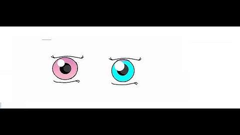 how to draw anime eyes in paint pc