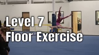 2023 USAG Colorado State Meet - Emersyn Level 7 Floor Routine | Colorado Aerials