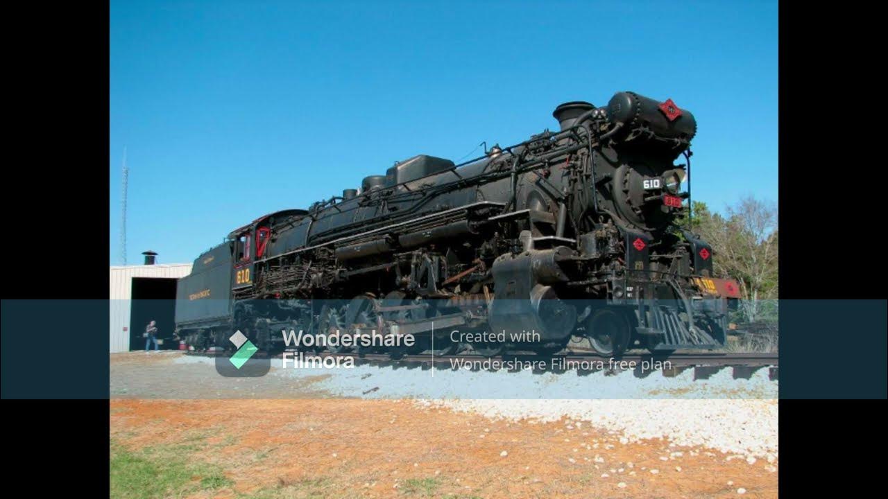 Texas&Pacific no. 610 T&P longbell 3 chime whistle SFX YouTube
