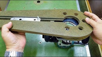 DIY circular cutter for wood milling machine - Tự chế cử cắt vòng tròn cho máy phay gỗ.