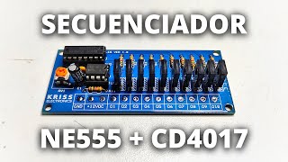 💡 SECUENCIAL de 10 CANALES para LEDS Muy FÁCIL de HACER!! | PCB en la DESCRIPCION ⬇