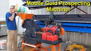 Gas-Powered Mobile Hammer Mill for High Recovery Gold Mining in Remote Areas