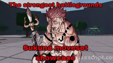 Sukuna moveset showcase (TSB skill builder)