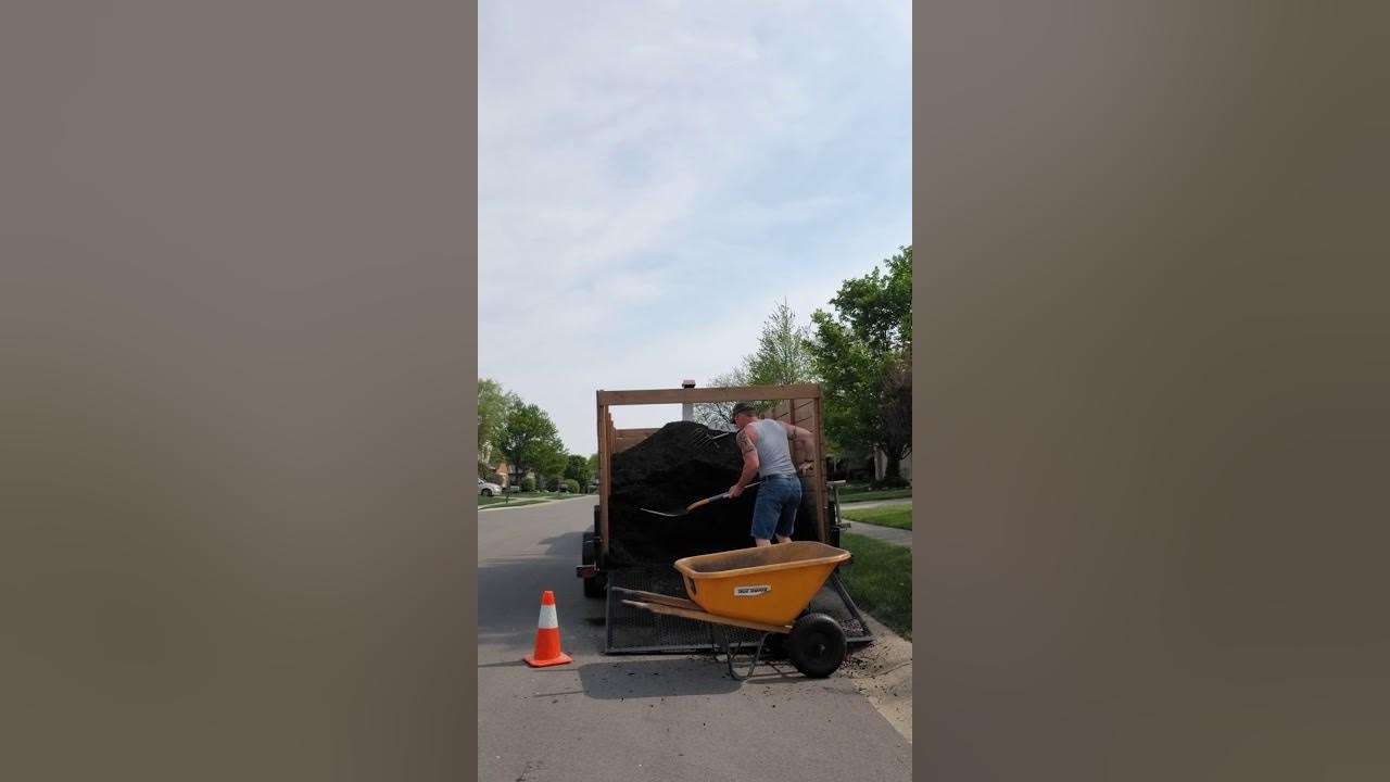 Quick video throwing mulch YouTube