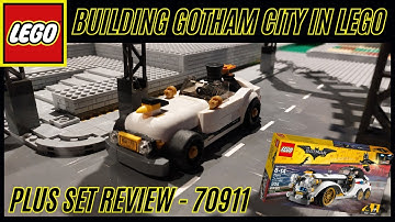 BUILDING GOTHAM CITY IN LEGO - Making a Car for the PENGUIN + Set 70911 Reviewed