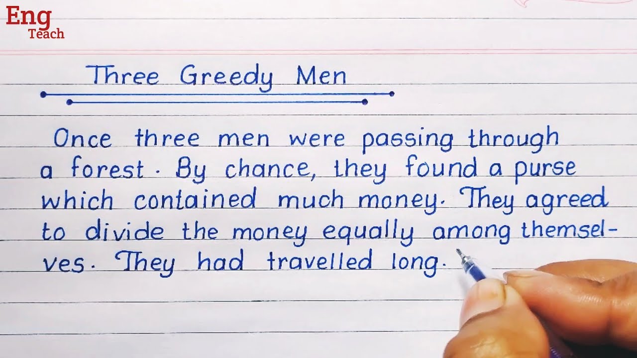 greedy man essay