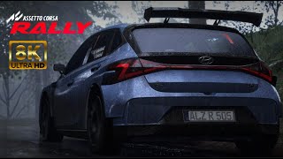 Assetto corsa RALLY on controller - Hyundai i20 Rally2 onboard