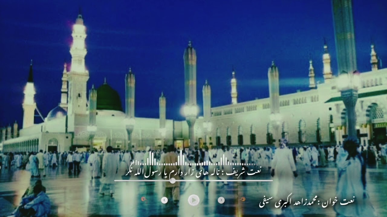 نعت شریف: ناله های زار دارم یا رسول الله نگر