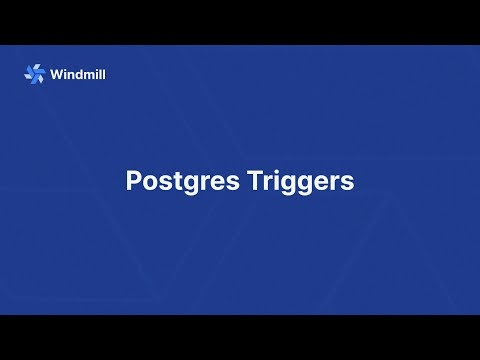 Postgres Triggers