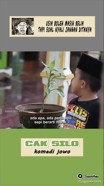 Vidio lucu versi cak silo