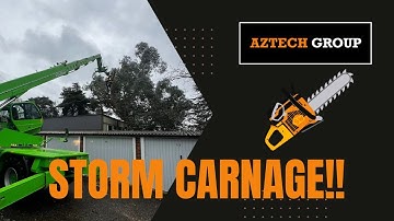 Aztech Group - Ep14: Storm Isha unleashes CHAOS with Windblown Trees everywhere!