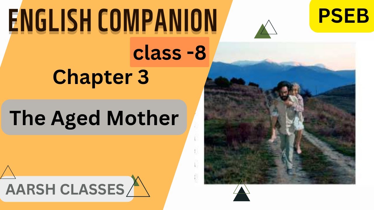 Class 8 Pseb English Book My English Companion Lesson 3 The Aged 